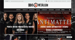 Desktop Screenshot of metallum.cz
